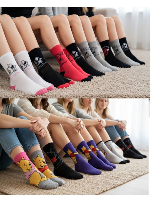 Calcetines Mujer Disney Winnie Pooh Pack de 10 Pares SORPRESA - Kiabi Calcetines Mujer Disney Winnie Pooh Pack de 10 Pares SORPRESA - Kiabi