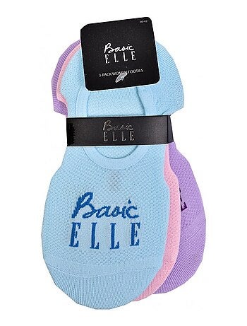 Calcetines mujer ELLE Basic - Pack de 3