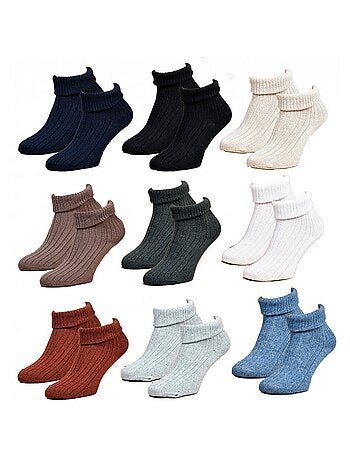 Calcetines Mujer Entretiempo Calor y Confort - Pack de 9