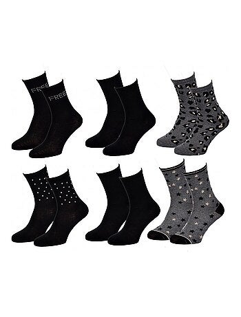 Calcetines mujer FASHION LADY - Pack de 6