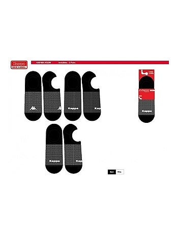 Calcetines Mujer FOOTIES KAPPA - Pack de 6