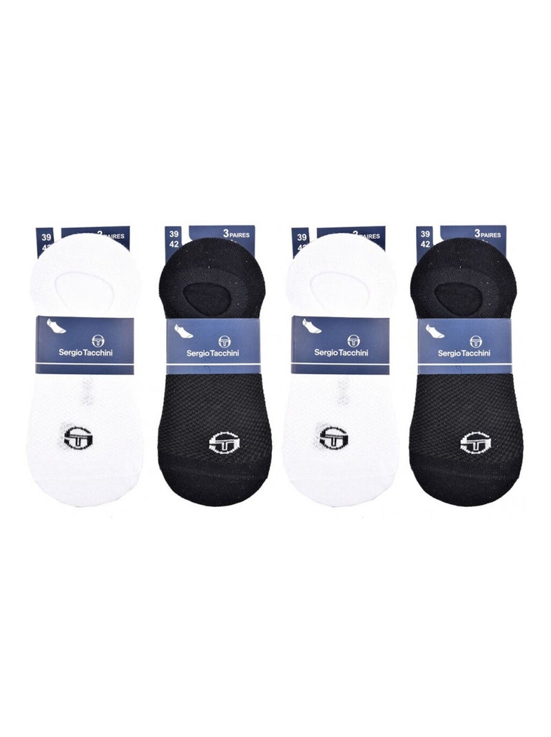 Calcetines Mujer FOOTIES SERGIO TACCHINI - Pack de 12 Multicolor - Kiabi