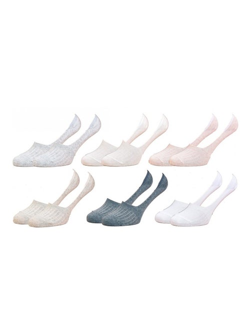 Calcetines mujer INFINITIF - Pack de 6 - Kiabi
