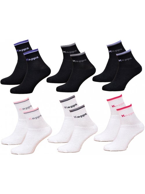 Calcetines Mujer KAPPA Modelo Tennis -Asortimento modelos fotos según llegadas- - Pack de 6 - Kiabi