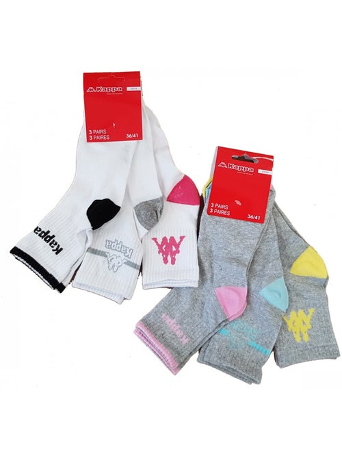 Calcetines Mujer KAPPA QUARTER - Pack de 6 - Kiabi