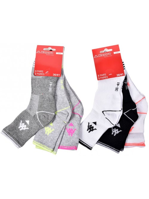 Calcetines Mujer KAPPA QUARTER - Pack de 6 - Kiabi
