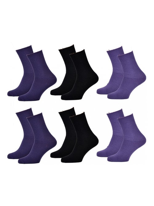 Calcetines mujer KINDY Calor y Suavidad - Pack de 6 - Kiabi Calcetines mujer KINDY Calor y Suavidad - Pack de 6 - Kiabi