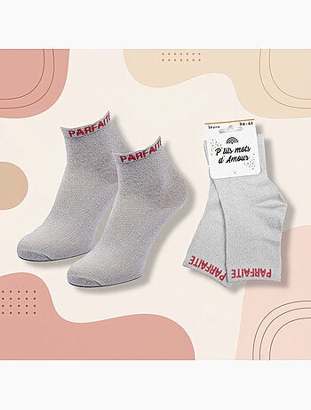 Calcetines mujer lentejuelas OZABI