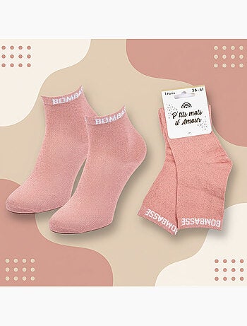 Calcetines mujer lentejuelas OZABI