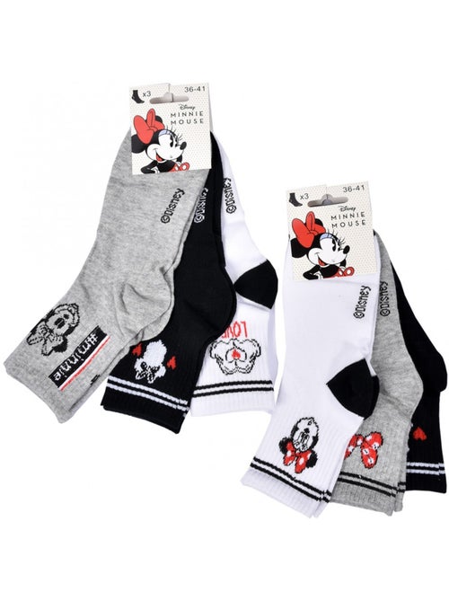 Calcetines Mujer Licencia Fantasías - Surtido modelos según llegadas - Pack de 6 - Kiabi