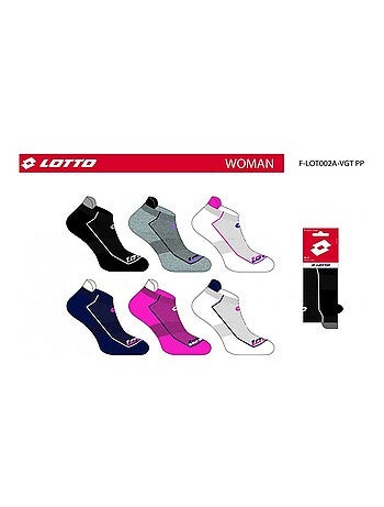 Calcetines Mujer LOTTO - Pack de 6