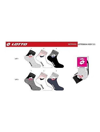 Calcetines Mujer LOTTO - Pack de 6