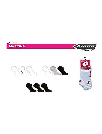 Calcetines Mujer LOTTO - Pack de 9