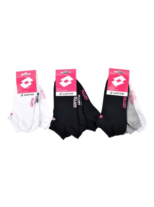 Calcetines Mujer LOTTO - Pack de 9 - Kiabi