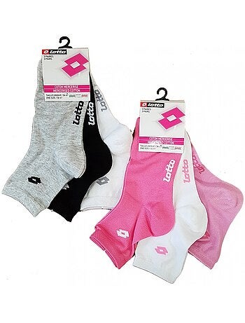 Calcetines Mujer LOTTO Tobilleros - Pack de 6