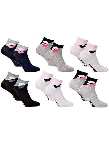 Calcetines Mujer LOTTO Tobilleros - Pack de 6