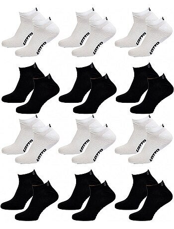 Calcetines Mujer LOTTO Tobilleros Caña Baja Sport - Pack de 12