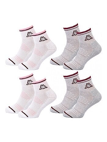Calcetines Mujer QUARTER KAPPA - Pack de 4