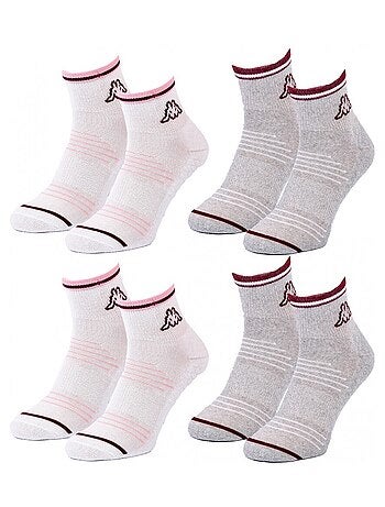Calcetines Mujer QUARTER KAPPA - Pack de 4