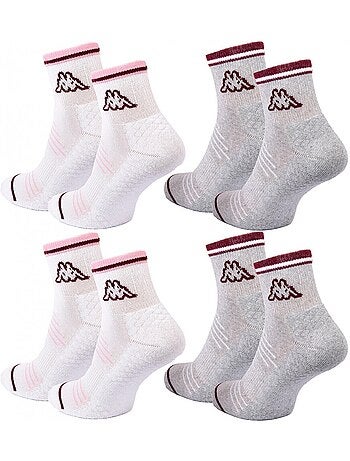 Calcetines Mujer QUARTER KAPPA - Pack de 4