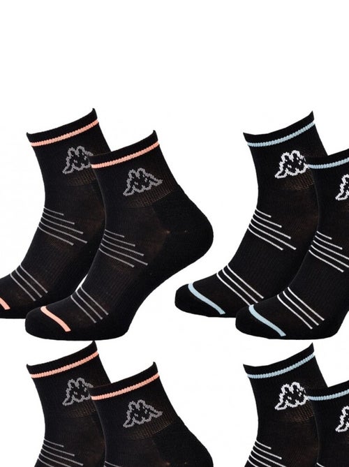 Calcetines Mujer QUARTER KAPPA - Pack de 4 - Kiabi