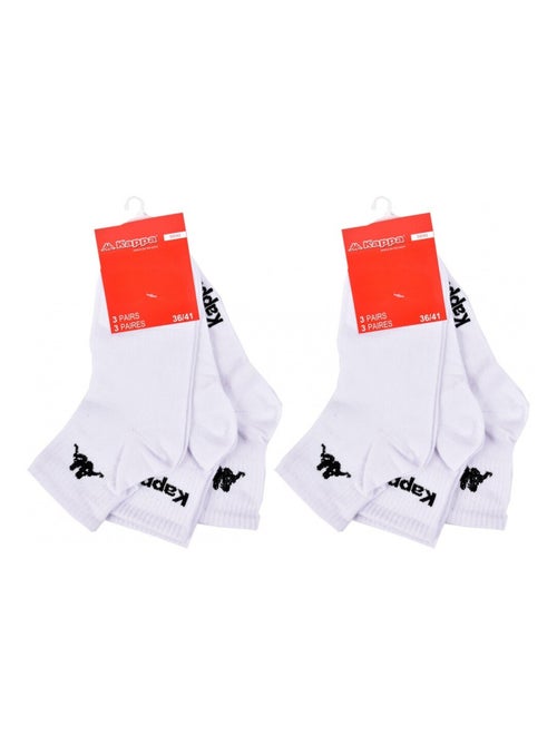 Calcetines Mujer QUARTER KAPPA - Pack de 6 - Kiabi