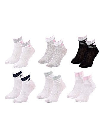 Calcetines Mujer QUARTER KAPPA - Pack de 6