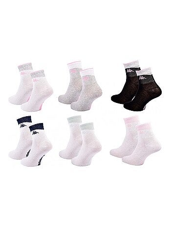 Calcetines Mujer QUARTER KAPPA - Pack de 6