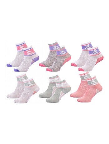 Calcetines Mujer QUARTER KAPPA - Pack de 6