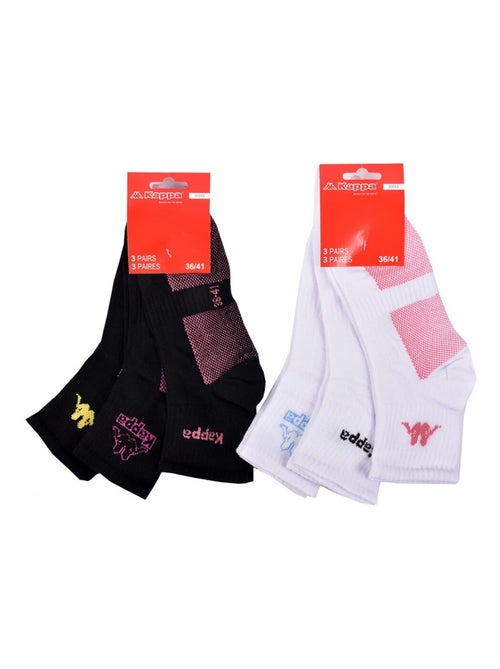 Calcetines Mujer QUARTER KAPPA - Pack de 6 - Kiabi