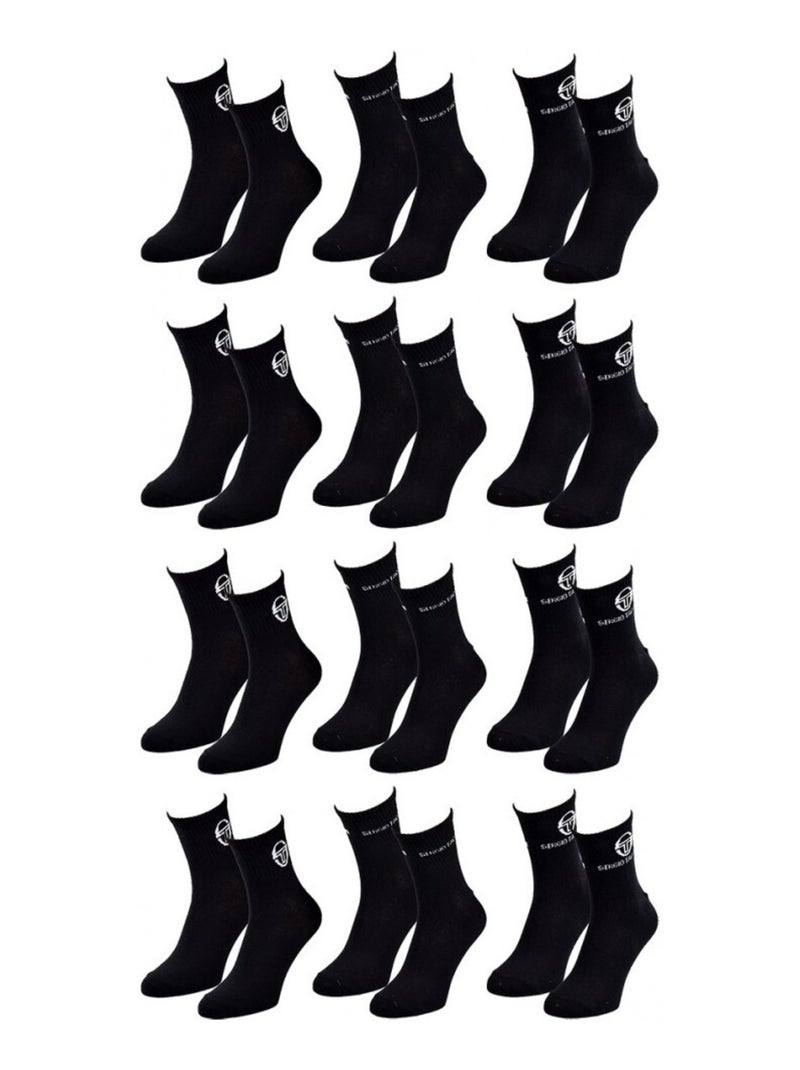 Calcetines Mujer QUARTER SERGIO TACCHINI - Pack de 12 Multicolor - Kiabi