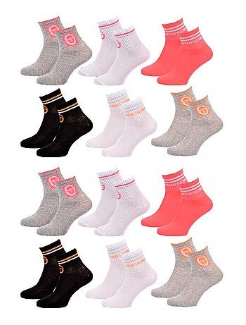 Calcetines Mujer QUARTER SERGIO TACCHINI - Pack de 12