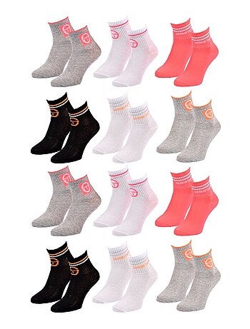 Calcetines Mujer QUARTER SERGIO TACCHINI - Pack de 12