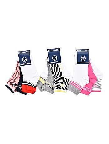 Calcetines mujer QUARTER SERGIO TACCHINI pack de 9