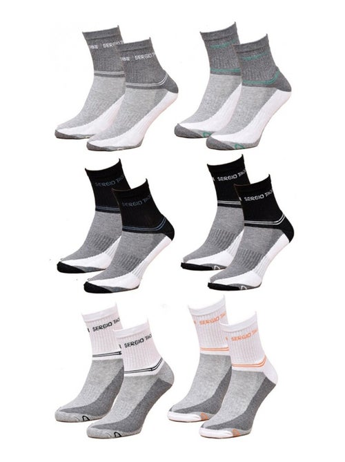 Calcetines Mujer SERGIO TACCHINI Invisibles - Pack de 6 - Kiabi