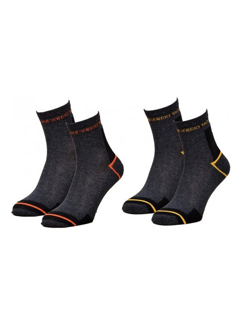 Calcetines Mujer SERGIO TACCHINI Tobilleros - Pack de 2 - Kiabi