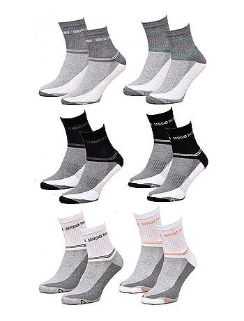 Calcetines mujer SERGIO TACCHINI Tobilleros - Pack de 6