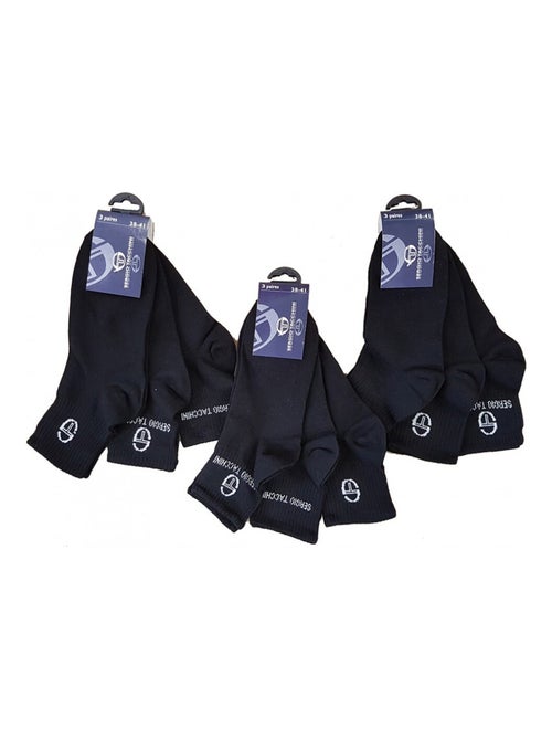 Calcetines Mujer SERGIO TACCHINI Tobilleros - Pack de 9 - Kiabi