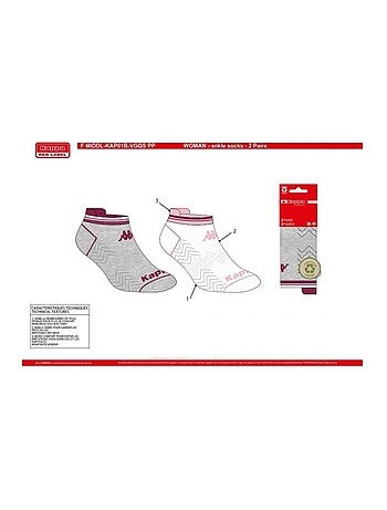 Calcetines Mujer SNEAKER KAPPA - Pack de 4