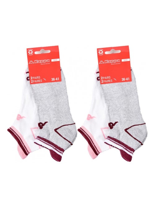Calcetines Mujer SNEAKER KAPPA - Pack de 4 - Kiabi