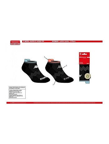Calcetines Mujer SNEAKER KAPPA - Pack de 4