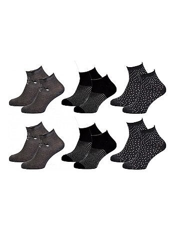 Calcetines mujer TWINDAY - Pack de 6