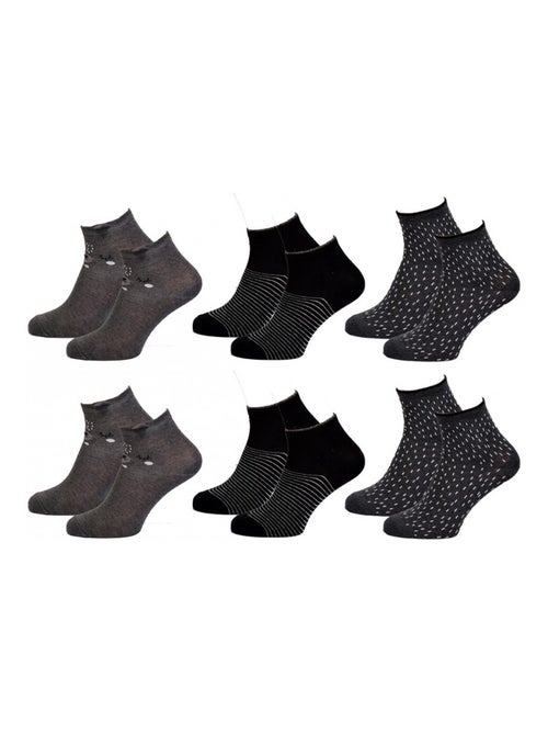 Calcetines mujer TWINDAY - Pack de 6 - Kiabi