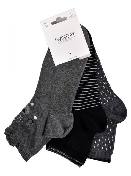 Calcetines mujer TWINDAY - Pack de 6 - Kiabi