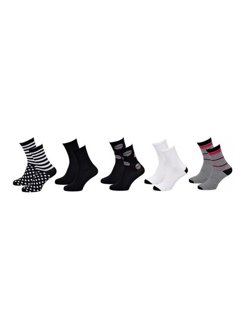 Calcetines mujer TWINDAY - Pack de 8 - Kiabi