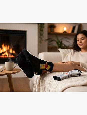 Calcetines Mujer Winnie the Pooh DISNEY Pack de 3 Pares