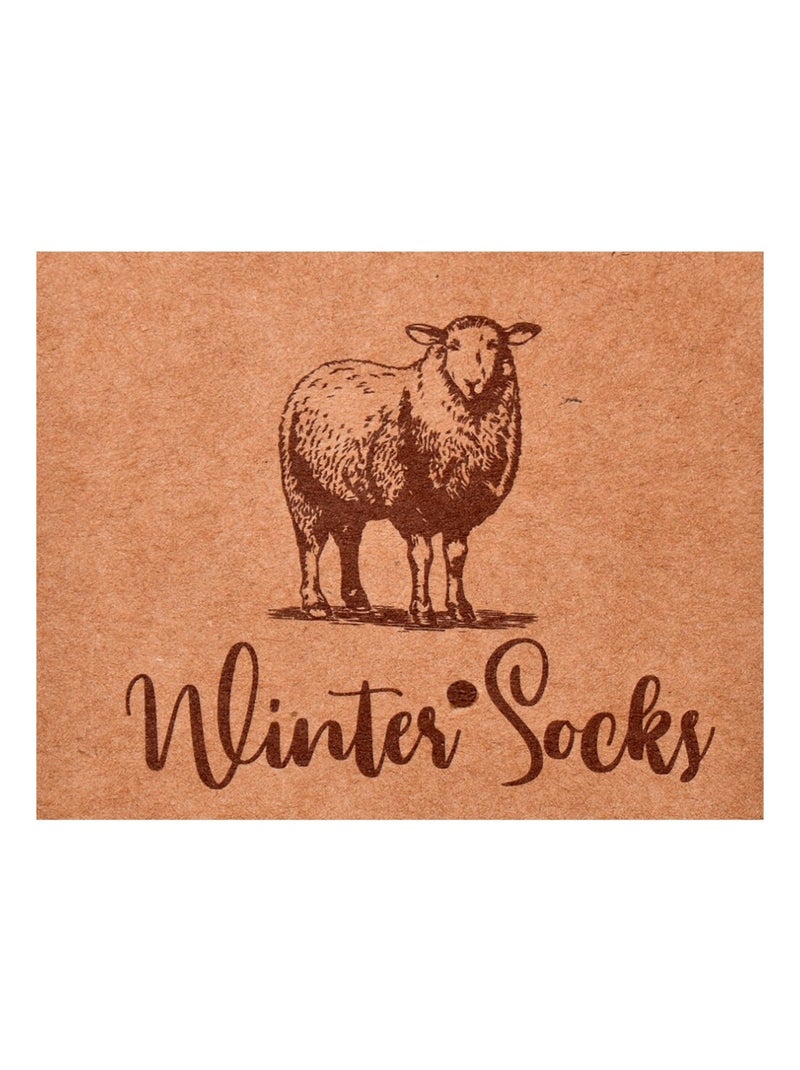 Calcetines Mujer WINTER SOCKS - Pack de 4 Blanco Rojo Gris - Kiabi
