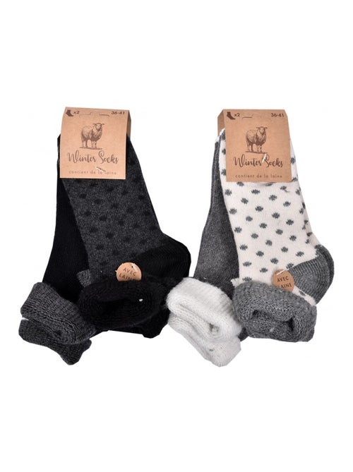 Calcetines Mujer WINTER SOCKS - Pack de 4 - Kiabi
