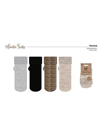 Calcetines Mujer WINTER SOCKS - Pack de 4