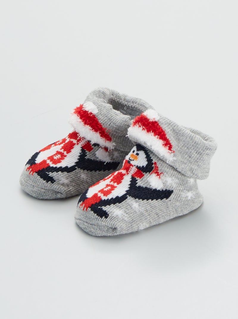 Calcetines 'Navidad' pingüino - Kiabi